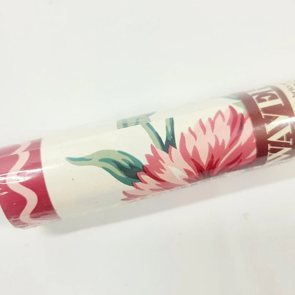 Wavery Red and Pink Carnation Floral Wallpaper Border Scalloped Pattern 3 Rolls